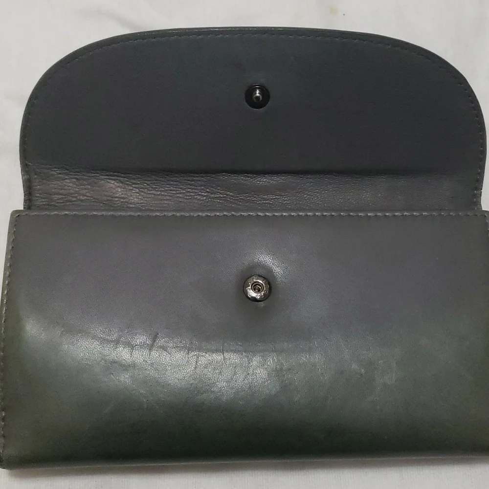 Christian Dior Plisse lambskin wallet